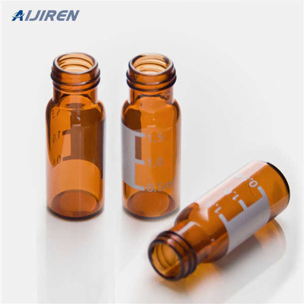 100/pack clear crimp cap vial steel gold